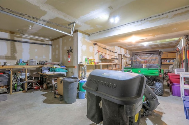 1407 SW Meyer Blvd, Blue Springs, MO 64015 - garage with a workshop area
