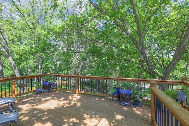 1407 SW Meyer Blvd, Blue Springs, MO 64015 - view of wooden terrace
