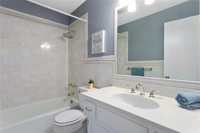 10234 Monrovia St, Lenexa, KS 66215 - full bath with toilet, vanity, and shower / bath combination