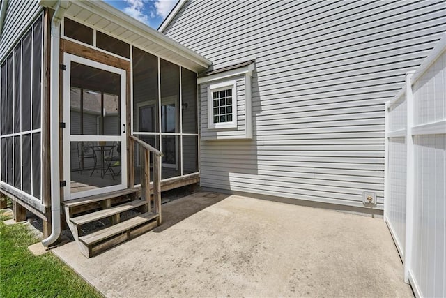 1605 NW Primrose Ln, Blue Springs, MO 64015 - doorway to property featuring a patio area