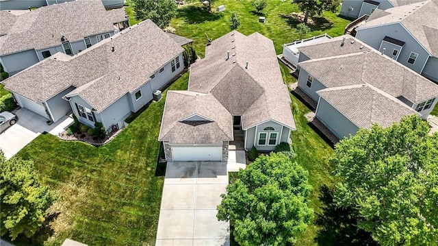 1605 NW Primrose Ln, Blue Springs, MO 64015 - aerial perspective of suburban area