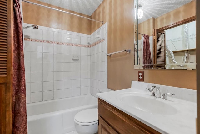 5004 S Kendall Dr, Independence, MO 64055 - bathroom with vanity and shower / bathtub combination with curtain