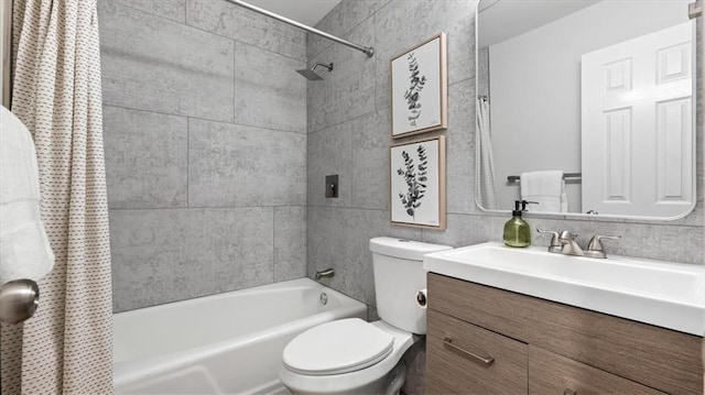 8741 Reeds Rd, Overland Park, KS 66207 - bathroom with shower / bath combo, toilet, and vanity