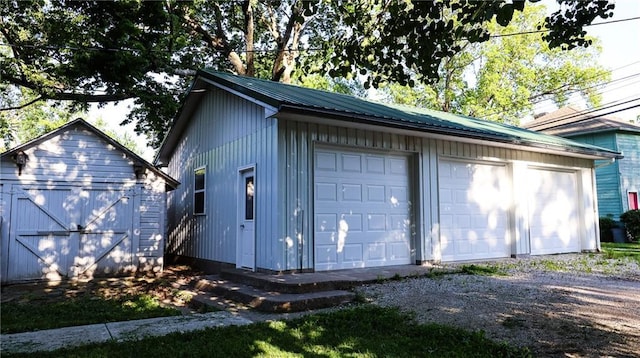240 W 3rd Ave, Garnett, KS 66032 - view of detached garage