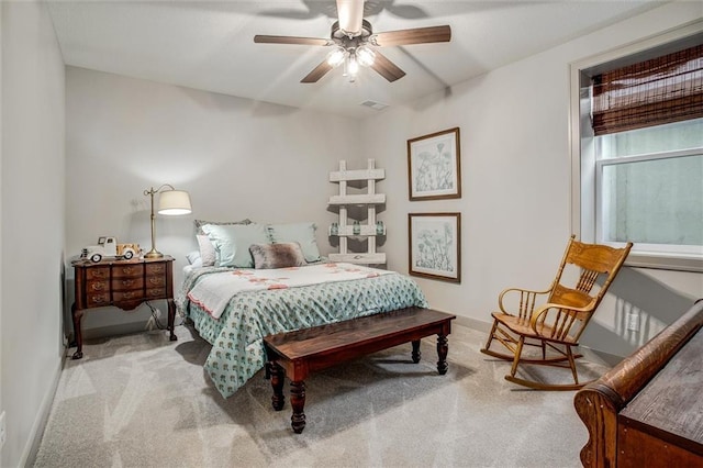 11809 E Ridgeview Ct, Peculiar, MO 64078 - bedroom featuring carpet floors, baseboards, and a ceiling fan