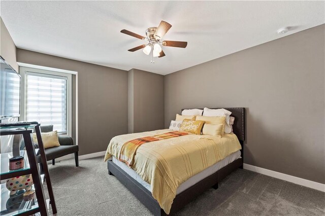 4108 NW 76th St, Kansas City, MO 64151 - bedroom featuring carpet flooring, baseboards, and ceiling fan