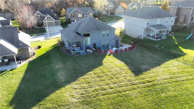 4108 NW 76th St, Kansas City, MO 64151 - aerial perspective of suburban area