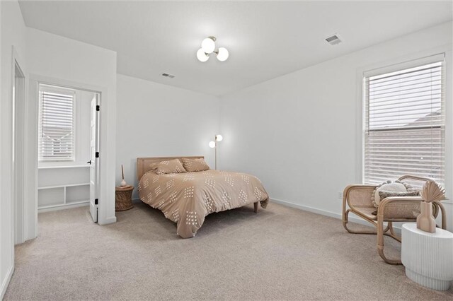 15932 W 171st Ter, Olathe, KS 66062 - bedroom featuring multiple windows, light carpet, and baseboards