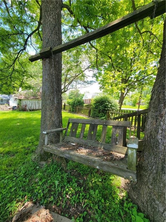 111 S Wall St, Leeton, MO 64761 - view of yard