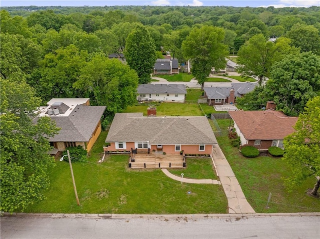 2532 N 73rd St, Kansas City, KS 66109 - aerial perspective of suburban area