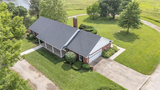 28210 Hedge Ln, Paola, KS 66071 - aerial view of sparsely populated area