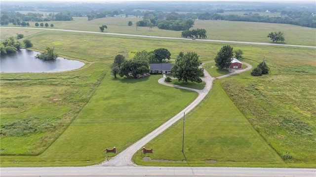 28210 Hedge Ln, Paola, KS 66071 - view of rural area with a large body of water and a pastoral area