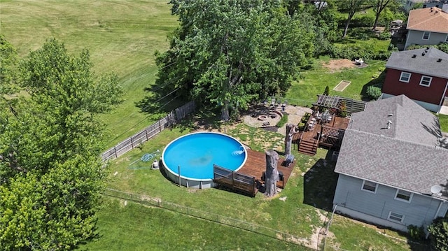 drone / aerial view