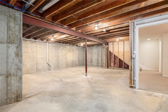 7001 W 157th Ter, Overland Park, KS 66223 - view of unfinished basement