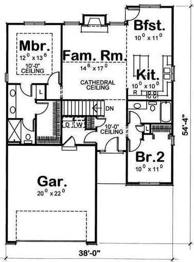 1303 NE White Oaks Ln, Oak Grove, MO 64075 - home floor plan