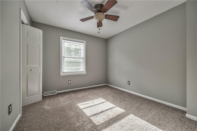 529 SW Windmill Ln, Lees Summit, MO 64082 - unfurnished room featuring carpet, baseboards, and a ceiling fan