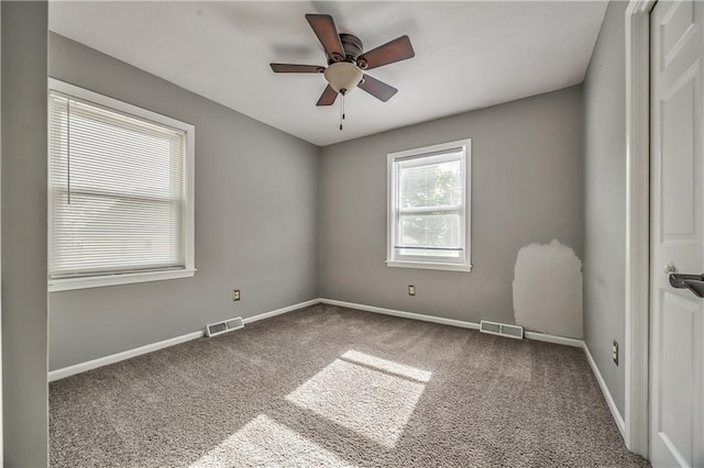 529 SW Windmill Ln, Lees Summit, MO 64082 - empty room featuring carpet flooring, baseboards, and a ceiling fan