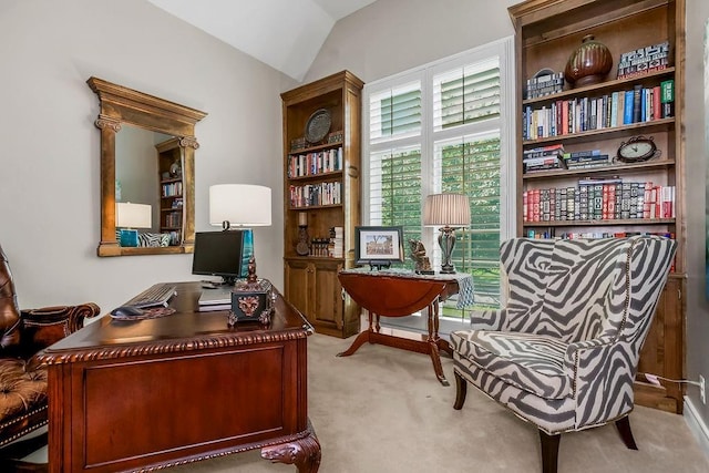 6104 W 144th St, Overland Park, KS 66223 - office space featuring carpet flooring and vaulted ceiling