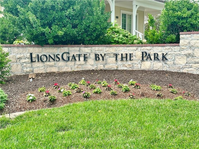6104 W 144th St, Overland Park, KS 66223 - community sign with a lawn