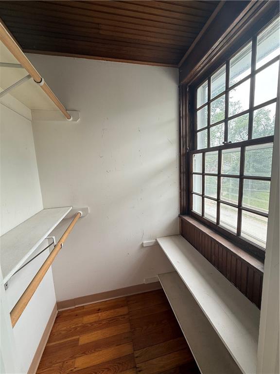 1701 Main St, Lexington, MO 64067 - spacious closet with wood finished floors