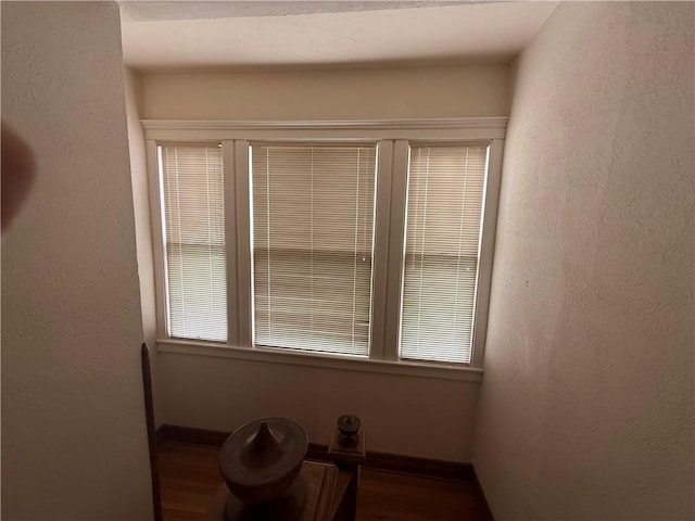 1701 Main St, Lexington, MO 64067 - unfurnished room featuring wood finished floors and a textured wall