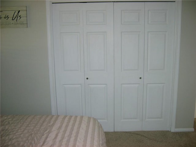 509 Pearl St, Pittsburg, KS 66762 - carpeted bedroom with a closet and baseboards