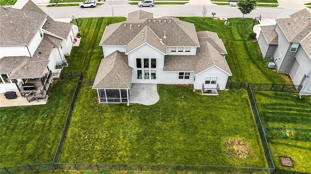 8833 N Crescent Ave, Kansas City, MO 64157 - aerial view of property and surrounding area