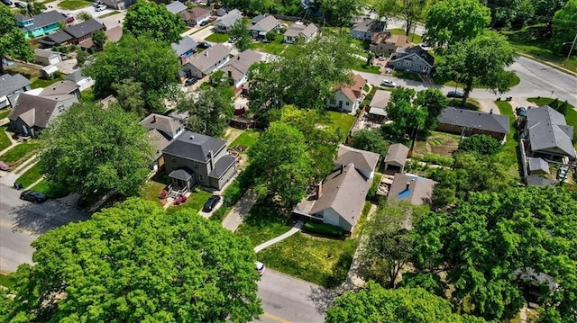 2647 Minnesota Ave, Kansas City, KS 66102 - aerial overview of property's location with nearby suburban area