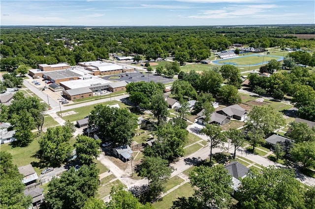 901 N 9th St, Neodesha, KS 66757 - bird's eye view of a heavily wooded area
