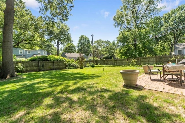 4111 W 69th St, Prairie Village, KS 66208 - view of yard with a patio area