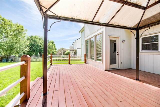 6402 W 147th Ter, Overland Park, KS 66223 - view of wooden deck