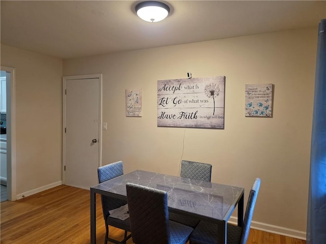 529 S Northern Blvd, Sugar Creek, MO 64054 - dining room featuring wood finished floors and baseboards