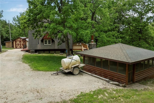 429 SE Lakeside Dr, Lacygne, KS 66040 - view of home's community with an outdoor structure