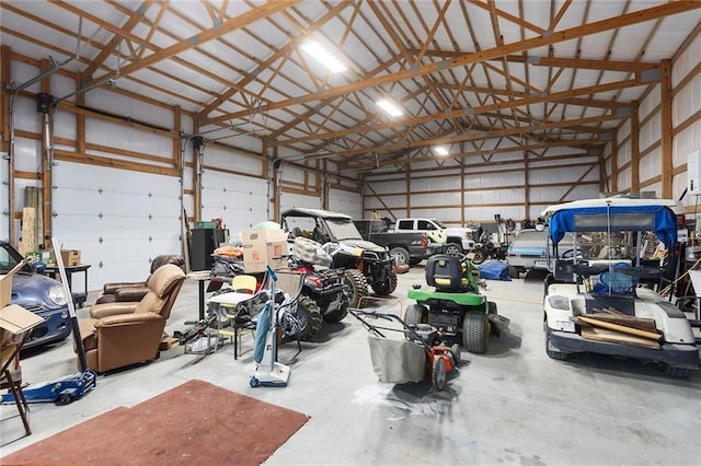 336 SE Zack Wheat Dr, Polo, MO 64671 - view of garage