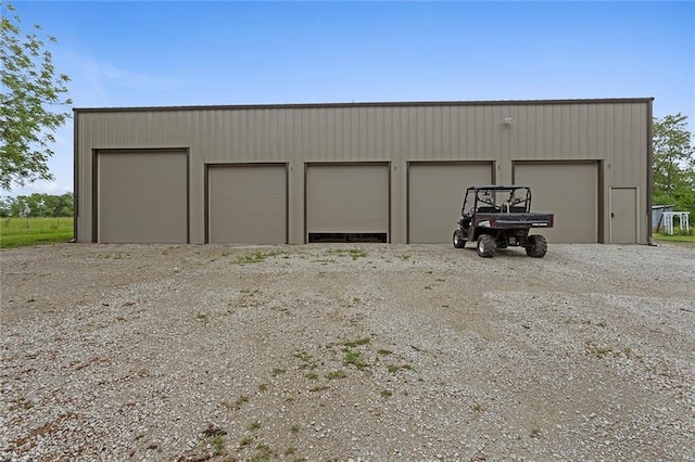 336 SE Zack Wheat Dr, Polo, MO 64671 - view of detached garage
