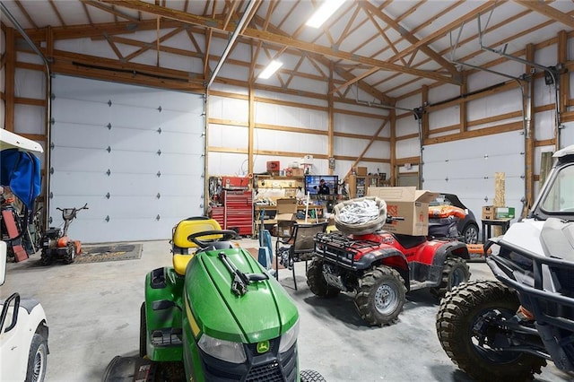 336 SE Zack Wheat Dr, Polo, MO 64671 - view of garage