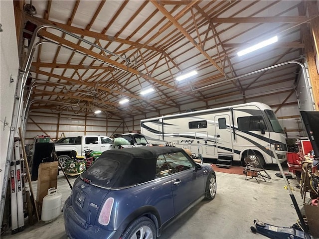 336 SE Zack Wheat Dr, Polo, MO 64671 - view of garage