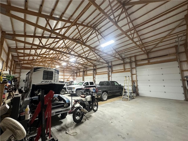 336 SE Zack Wheat Dr, Polo, MO 64671 - view of garage