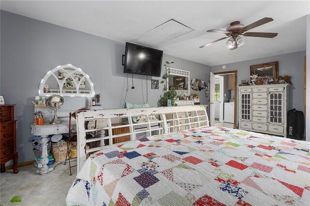 336 SE Zack Wheat Dr, Polo, MO 64671 - bedroom with ceiling fan