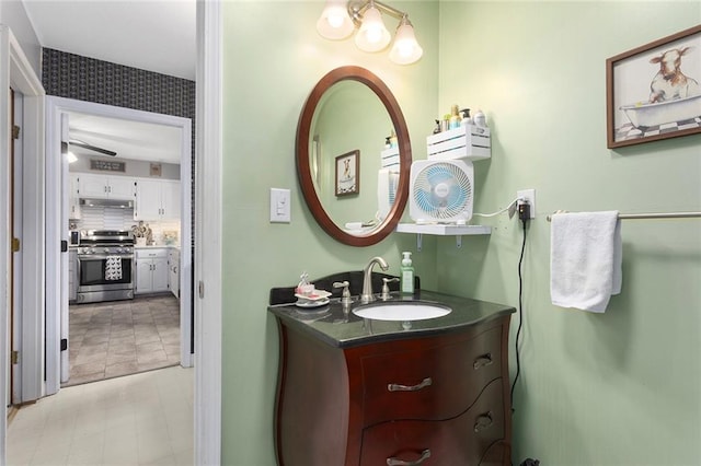 336 SE Zack Wheat Dr, Polo, MO 64671 - bathroom with vanity