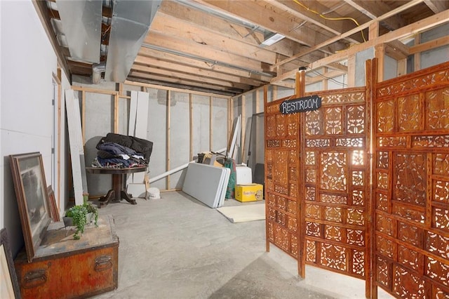 336 SE Zack Wheat Dr, Polo, MO 64671 - view of unfinished basement