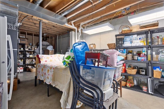 336 SE Zack Wheat Dr, Polo, MO 64671 - view of unfinished basement