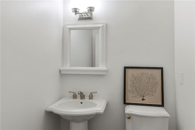 4612 Roberts St, Shawnee, KS 66226 - bathroom with a sink and toilet