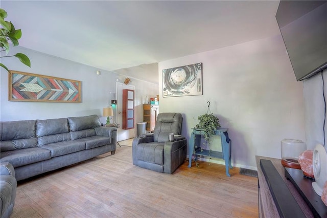 205 N 82nd Ter, Kansas City, KS 66112 - living room featuring light wood-type flooring