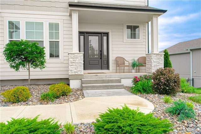 2241 Foxtail Dr, Kearney, MO 64060 - property entrance featuring covered porch
