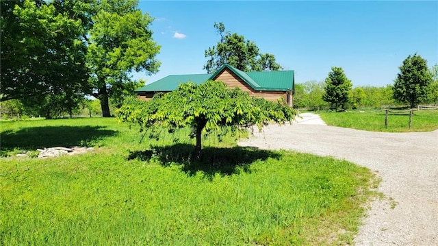 13106 Quinn Rd, Pleasanton, KS 66075 - view of property's community with gravel driveway and a lawn