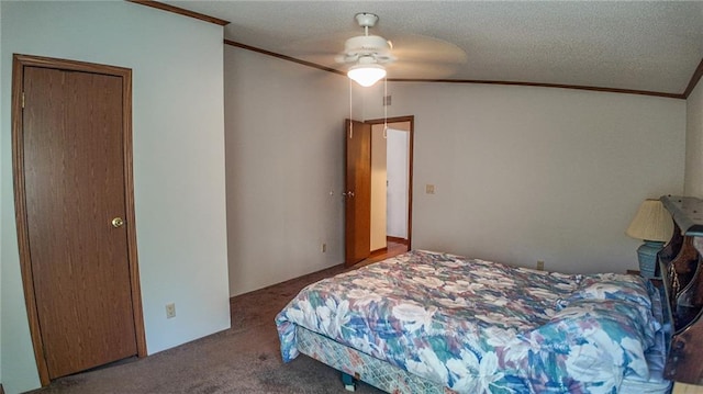 20435 Rb Hwy, Flemington, MO 65650 - bedroom featuring crown molding, carpet flooring, and ceiling fan