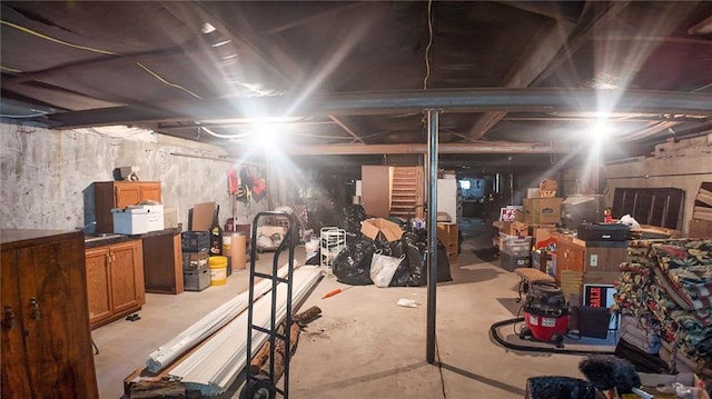 20435 Rb Hwy, Flemington, MO 65650 - view of unfinished basement