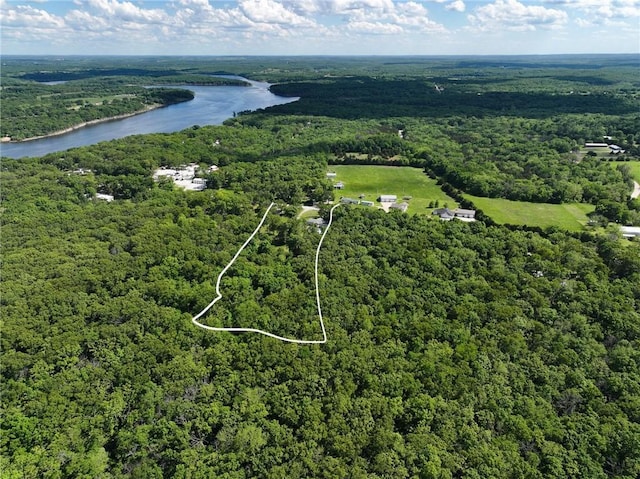 20435 Rb Hwy, Flemington, MO 65650 - bird's eye view of a nearby body of water and a forest