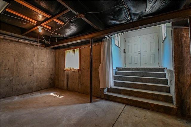 20435 Rb Hwy, Flemington, MO 65650 - unfinished basement with stairs